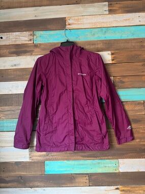 Columbia Arcadia II Waterproof Rain Jacket Purple | Size S